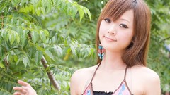Woman Japanese asians models Mikako Zhang Kaijie