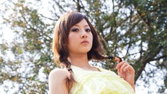 Woman Japanese asians models Mikako Zhang Kaijie