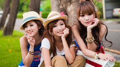 Woman Japanese asians models Mikako Zhang Kaijie