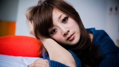 Woman Japanese asians models Mikako Zhang Kaijie