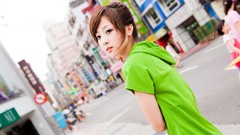 Woman Japanese asians models Mikako Zhang Kaijie