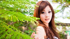 Woman Japanese asians models Mikako Zhang Kaijie