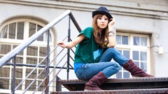 Woman Japanese asians models Mikako Zhang Kaijie