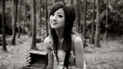 Woman Japanese asians models Mikako Zhang Kaijie