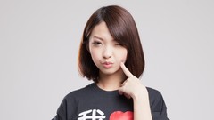 Woman Japanese asians models Simple Background Taiwanese