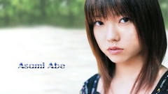 Woman Japanese asians short hair bangs black hair Asami Abe