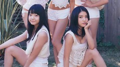 Woman Japanese asians skirts brunettes models black hair high 