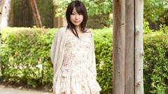 Woman Japanese asians white dress models Arisu