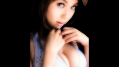 Woman Japanese black background asians bra boobs huge boobs