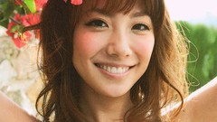 Woman Japanese bokeh asians brown eyes