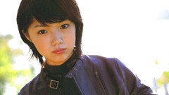 Woman Japanese Celebrity Actress asians short hair bangs black 