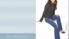 Woman Japanese Celebrity Actress asians smiling brunettes Aoi 