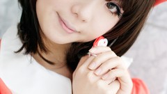 Woman Japanese Chinese asians bakemonogatari sengoku nadeko 