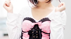 Woman Japanese Chinese asians corset artwork