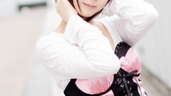 Woman Japanese Chinese asians corset artwork