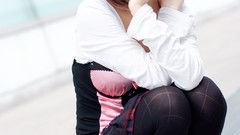 Woman Japanese Chinese asians corset artwork