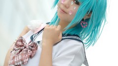 Woman Japanese Chinese asians cosplay artwork