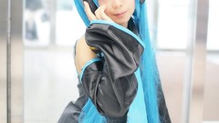 Woman Japanese Chinese asians hatsune miku artwork