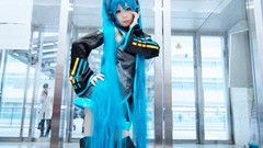 Woman Japanese Chinese asians hatsune miku vocaloid cosplay 