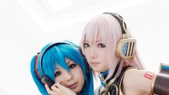 Woman Japanese Chinese asians hatsune miku vocaloid megurine 