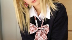 Woman Japanese Chinese asians school uniforms artwork