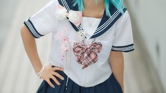 Woman Japanese Chinese asians school uniforms artwork