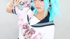 Woman Japanese Chinese asians school uniforms artwork