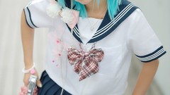 Woman Japanese Chinese asians school uniforms artwork