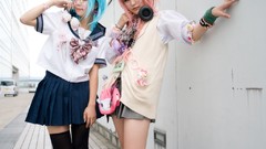 Woman Japanese Chinese asians school uniforms artwork sailor 