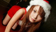 Woman Japanese collar santa leash