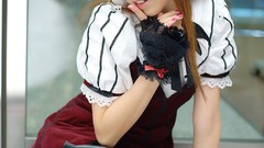 Woman Japanese emo Chinese asians idolmaster minase iori cosplay