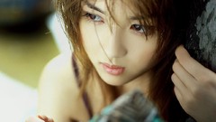 Woman Japanese faces asians brunettes models Fukuoka Sayaka