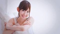 Woman Japanese faces asians brunettes models Haruna Kojima AKB48