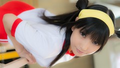 Woman Japanese generation asians bangs models cosplay Lenfried