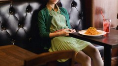 Woman Japanese goldfish models scans