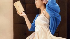 Woman Japanese goldfish models scans