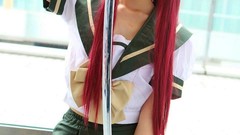 Woman Japanese happy asians smiling cosplay teen asian girls