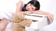 Woman Japanese happy asians smiling teen asian girls