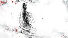 Woman Japanese kimono