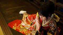 Woman Japanese kimono asians