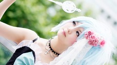 Woman Japanese magician Chinese asians artwork original 