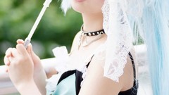 Woman Japanese magician Chinese asians artwork original 