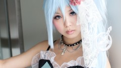 Woman Japanese magician Chinese asians artwork original 