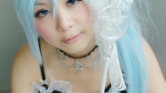 Woman Japanese magician Chinese asians artwork original 