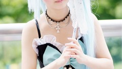 Woman Japanese magician Chinese asians cosplay artwork