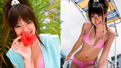 Woman Japanese models bikini