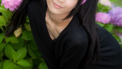 Woman Japanese models pangya kooh cosplay striped legwear 