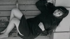 Woman Japanese monochrome asians magazines models Japanese 