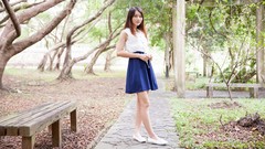 Woman Japanese outdoors asians 007 models