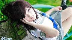 Woman Japanese schoolgirls asians brunettes school uniforms 